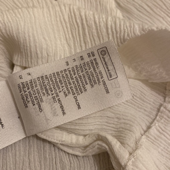 & Other Stories White Blouse with Tie Detail. Size 6 - Picture 4 of 7